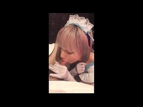 ❤️ Japonský idol [mayuka], kostým francúzskej slúžky, časť 1, fajčenie a honenie s pleťovým mliekom ❤ Kvalitný sex na nás ❌️